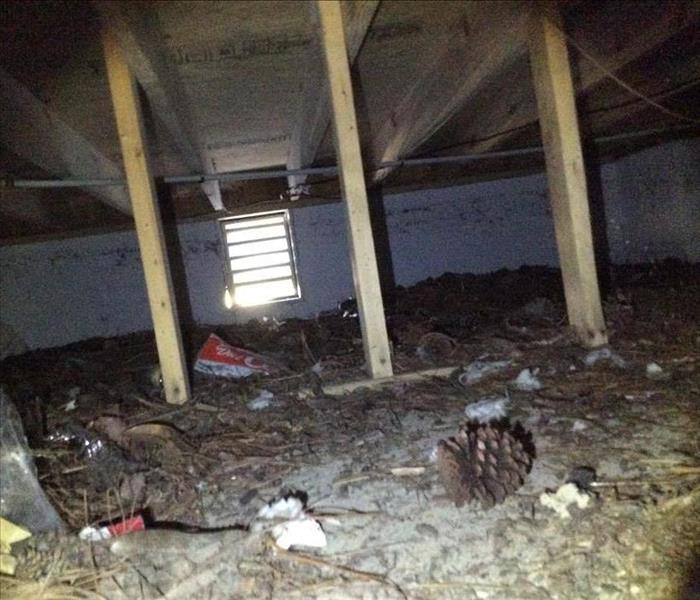 Damaged Crawlspace under Home