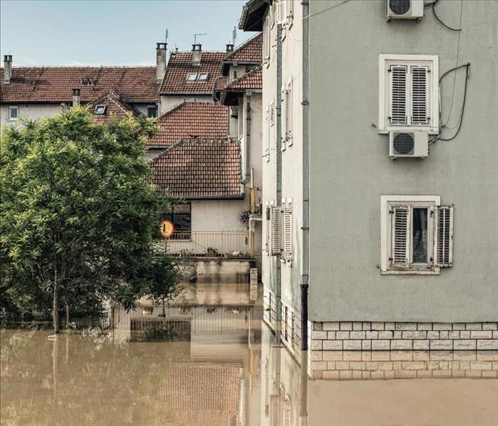 Image of a flooded city